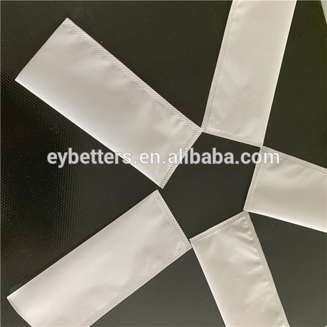 2.5 x 4 pulgadas 100% nylon 25 90 120 micrones de colofonia prensa filtro de bolsas de malla fabricación