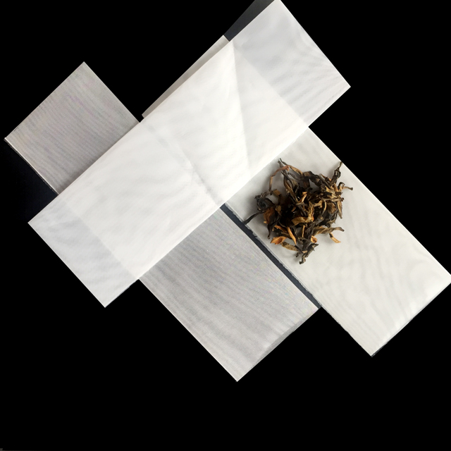 Malla filtrante de poliéster y nailon para bolsitas de té